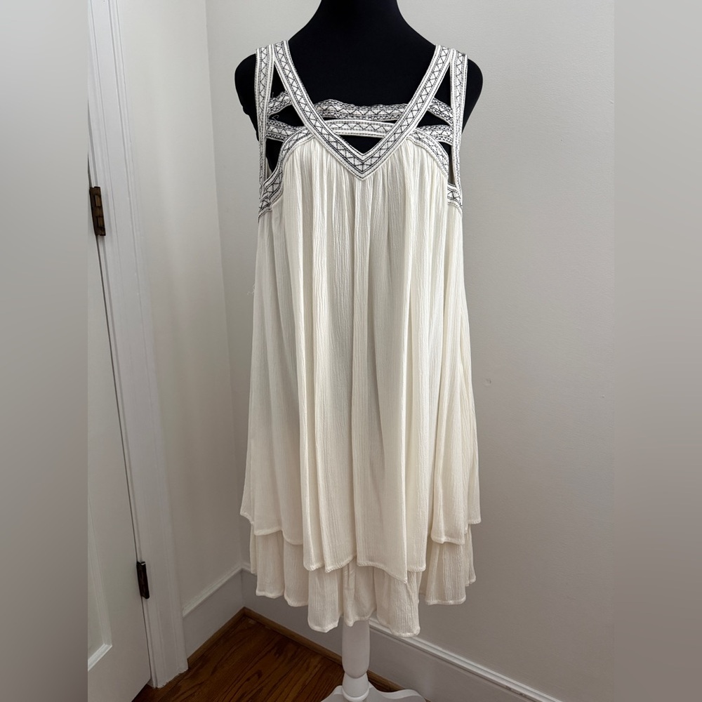 Sundress with Cutout Bodice Design- Sz L